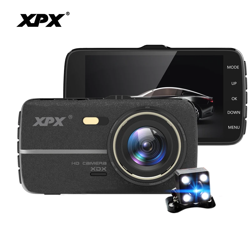 Автомобильный видеорегистратор XPX P11 Автомобильная камера FHD 1080 P заднего вида