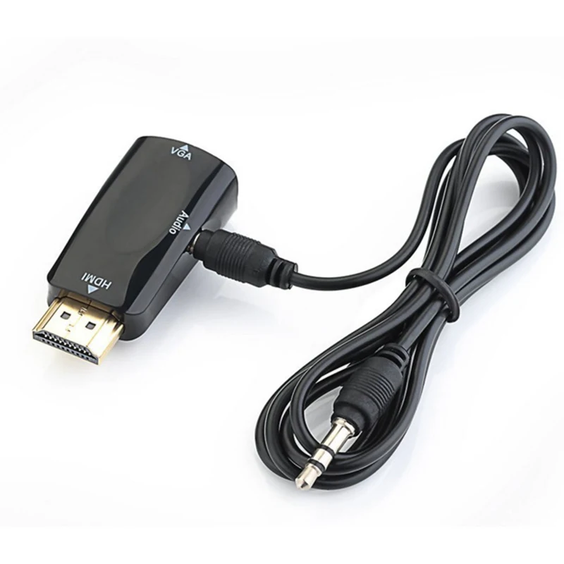 ZoVi HDMI-VGA адаптер конвертер с аудио кабелем папа-мама для ПК/ТВ/Xbox 360 PS3 видео и V1.4 1080p