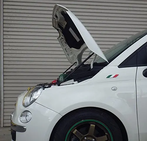 Для Fiat 500 шрифт капот изменить углеродное волокно газовые стойки Лифт поддержка Амортизатор аксессуары для амортизаторов амортизатор