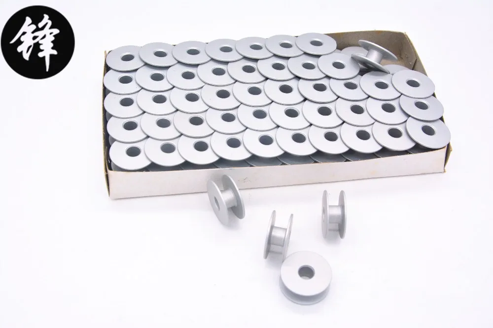 Швейная машина для стежка с резьбой сердце (яркий алюминий) алюминиевые катушки