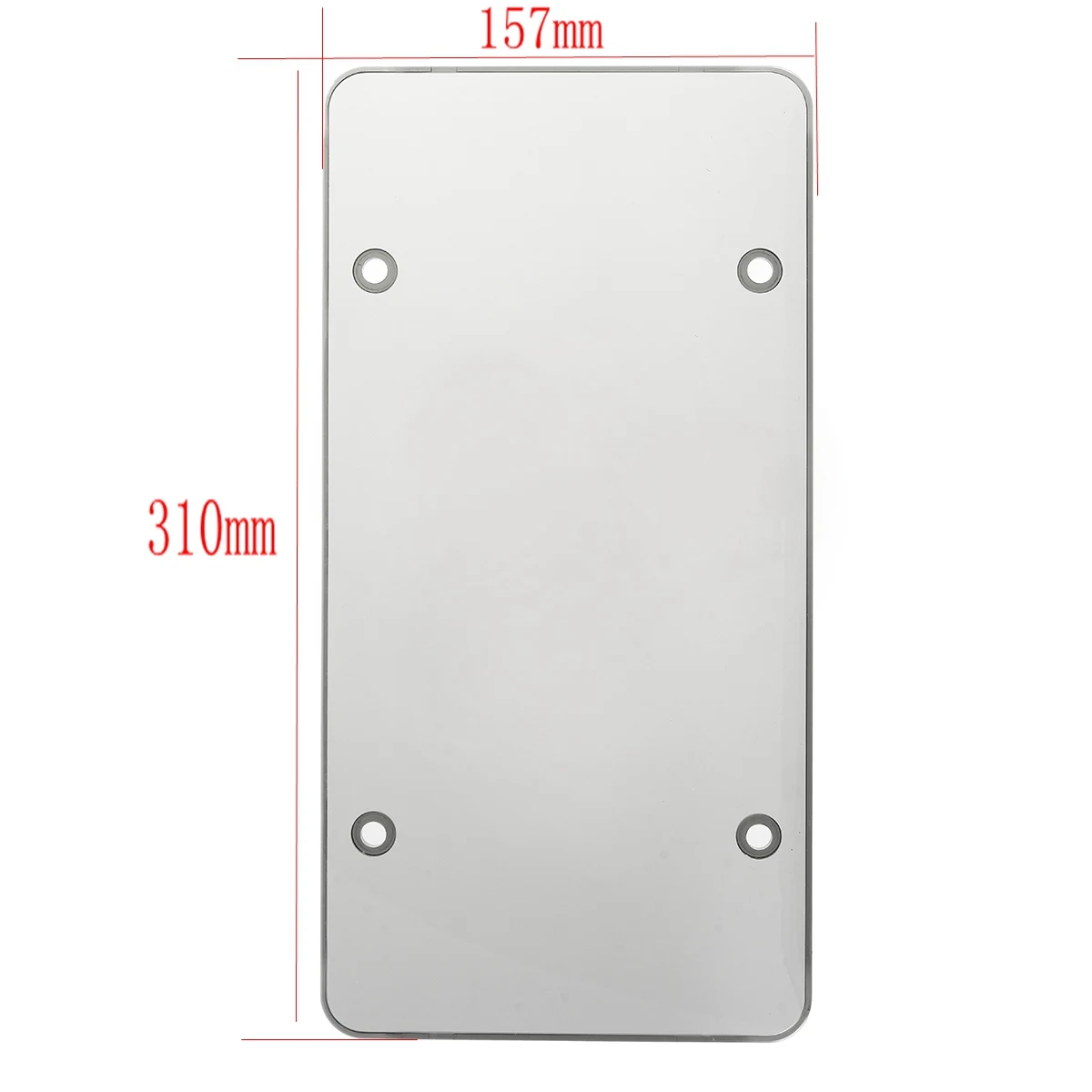 Пара прозрачных наклеек для номерного знака Gary 6 &quotx 12&quot защита тонированных
