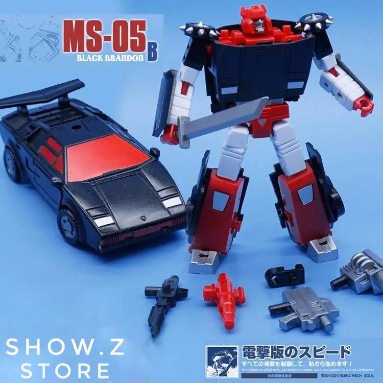[Шоу. Z магазин] mechfanstoys MFT мех вентиляторы игрушки MS 05B MS05B черный G2 Сайдсвайп