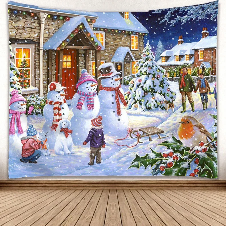 Imandale Merry Christmas креативный хиппиетерапия настенный утепленный гобелен