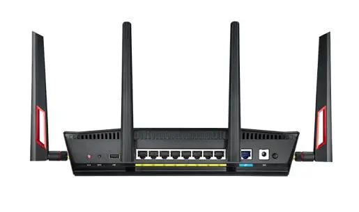 Двухдиапазонный гигабитный Wi Fi игровой роутер ASUS RT AC88U AC3100 поддержка сетевой
