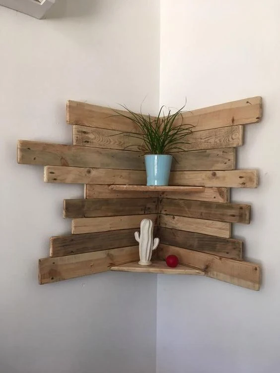 Evmingo Tree Wall Corner Rack 120x50 CM | Decorative Shelves/Display Stands