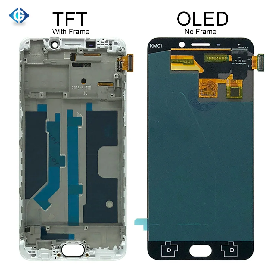 Дисплейный модуль для OPPO R9 X9009 100% протестированный с сенсорным экраном |
