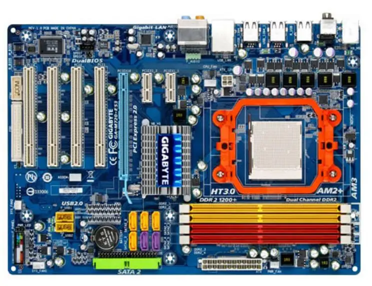 Для Gigabyte GA M720 ES3 оригинальная настольная материнская плата AM2 DDR2 USB2.0
