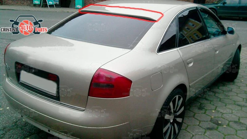 Спойлер на заднее окно для Audi A6 C5 1997 2004 навес спойлер пластиковый ABS Защитный