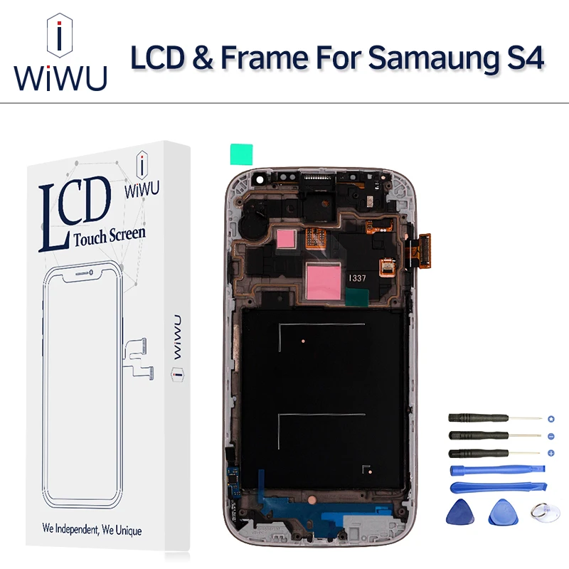 5 &quotI9515 AMOLED Для Samsung Galaxy S4 I9500 I9505 I337 Жк Экран С Рамкой Дисплея Сенсорная Панель