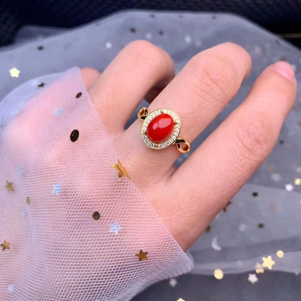 Ювелирные изделия KJJEAXCMY boutique Женское кольцо из серебра 925 пробы с инкрустацией
