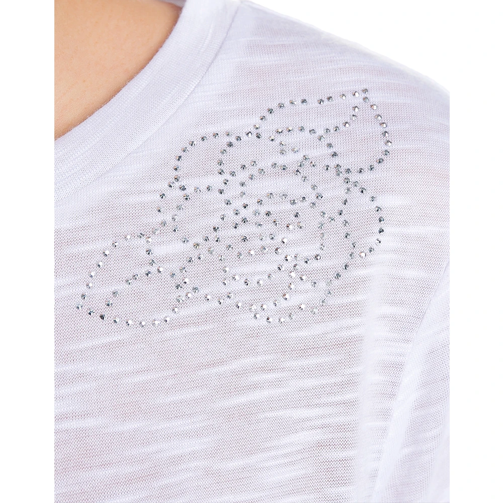 Футболка с блестящим рисунком Gloria jeans женская GKT001363|t shirt|jeans t shirtt shirts for women |