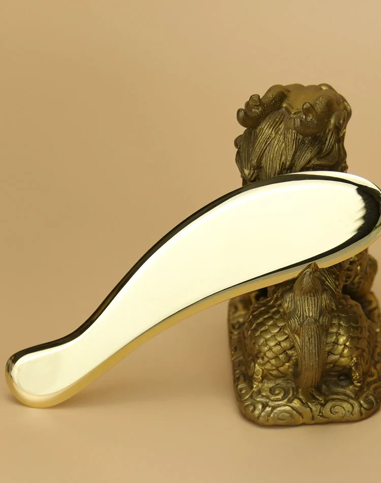 Латунная Медная доска Gua Sha семейная Guasha для акупунктуры аксессуары спа| |