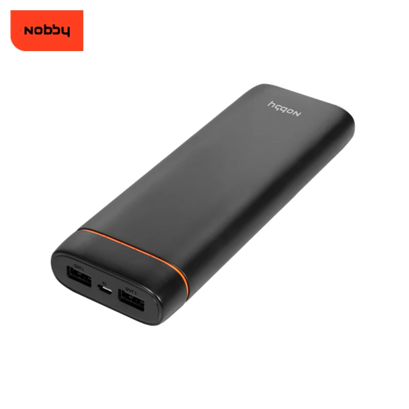 Power bank Nobby 12000mah NBP PB 12 03 2USB black|Внешние аккумуляторы| |