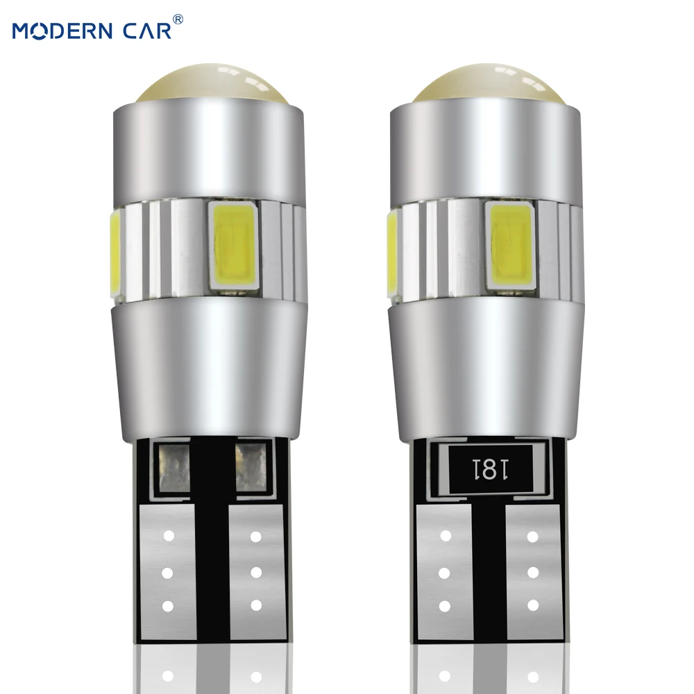 Современные автомобильные светодиодсветодиодный лампы T10 Led W5W 12 в 168 194 5630 6SMD