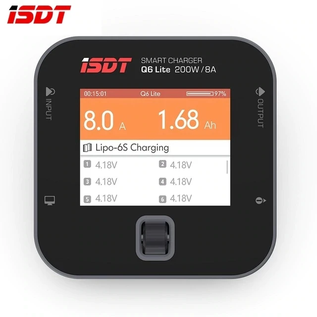 ISDT Q6 Lite 200 Вт 8A MINI для карманного аккумулятора балансирующее зарядное устройство