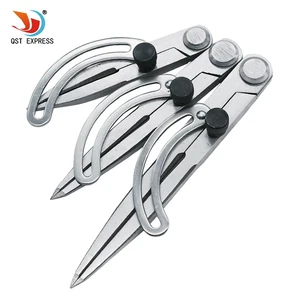 QSTEXPRESSLeather, вращающийся инструмент для изготовления крыльев, разделитель, зазор, компасы, Гравировальный инструмент для мебели сделай сам, домашнее шитье, инструмент ручной работы