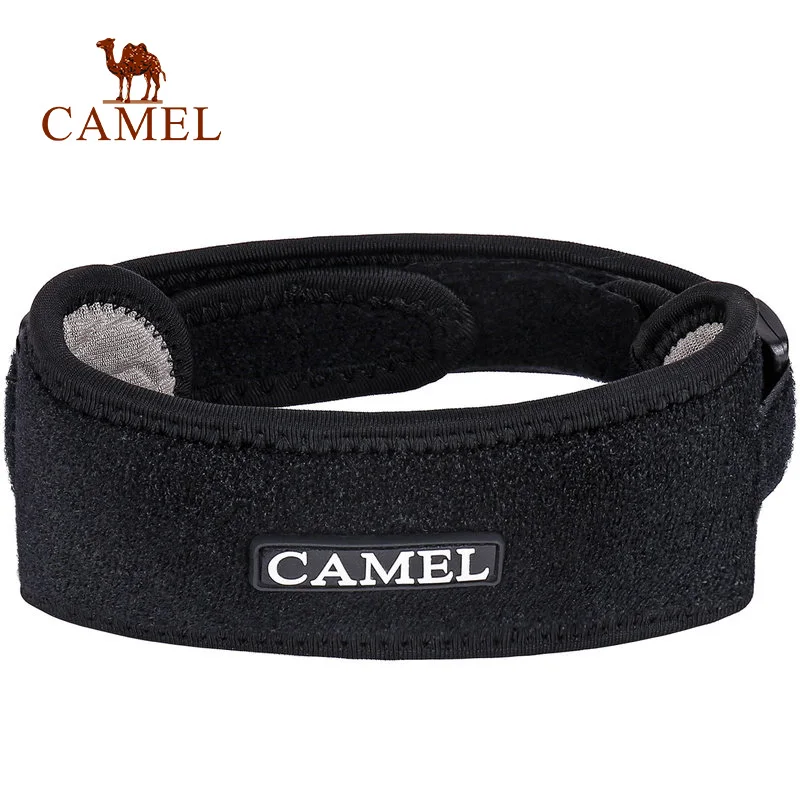 CAMEL 1 шт. Регулируемый наколенник защитный ремень Стабилизатор защита опорный коврик с поясом для спорта на открытом воздухе наколенник Keenpad - Цвет: Black