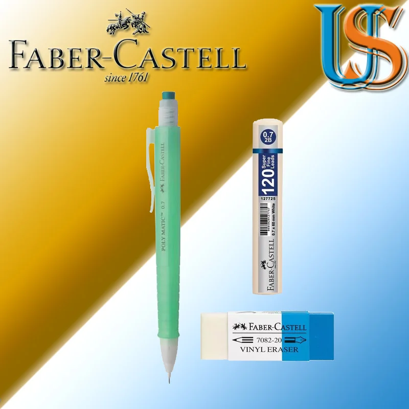 Faber Castell поли Matic 2312 0 7 механический карандаш + F.C. 127621 7X60 мм (120 шт в коробке) F. C. 188220