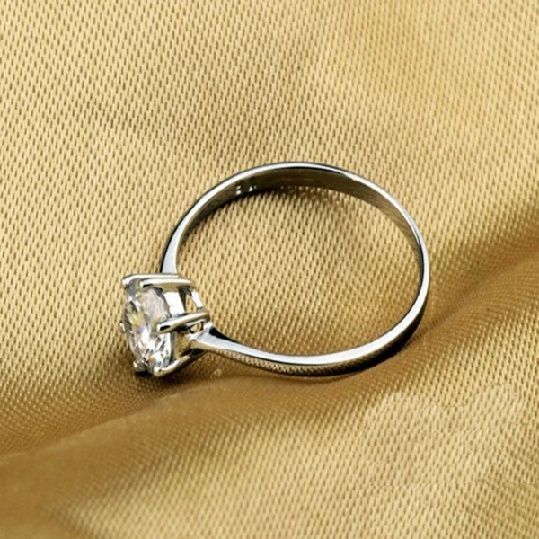 Wedding Ring With Zircon Aneis Femininos Fashion CZ Jewelry Aliancas De Casamento Joias Prometion 50% Off Ulove J002-W | Украшения и