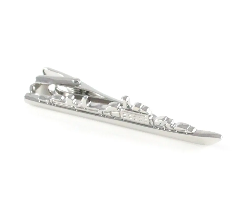 Новинка зажим для галстука с кораблем морского судна подарок на день отца