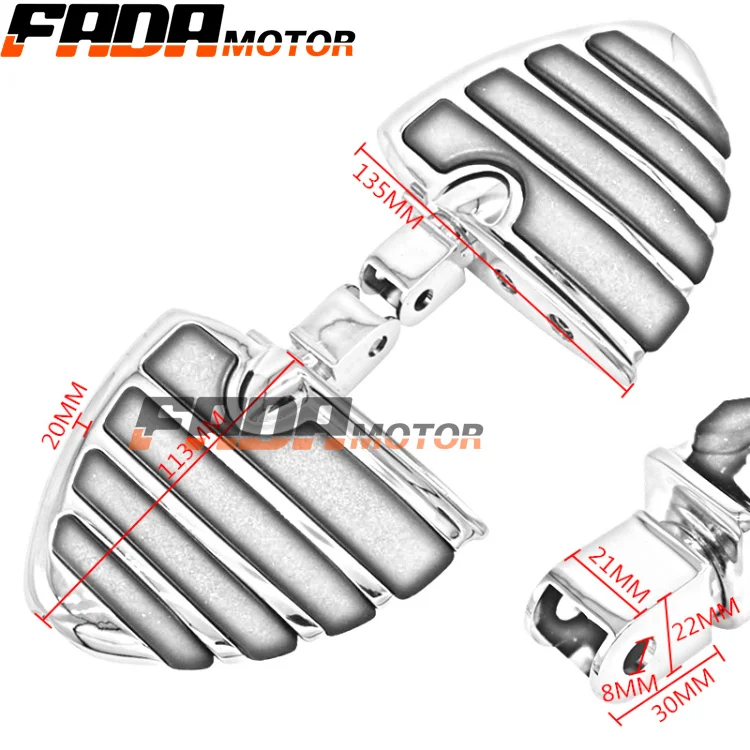 Передние Подножки для Honda VTX 1800CF 1300C 02 09 Shadow VT1100 Saber Spirit 99 07 ACE Aero VT750 00 15 (099)|Подставки