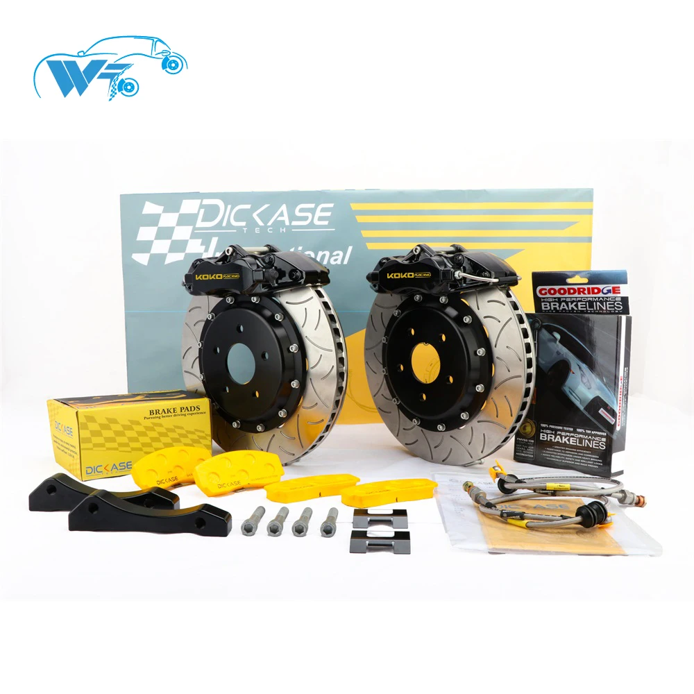 KOKO RACING car тормозных колодок WT9200 4 горшок тормозной суппорт с 330*28 мм Прочный диск |