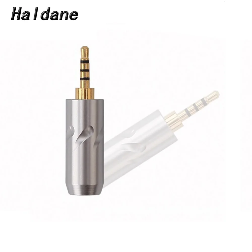 

Free Shipping HiFi Earphone DIY Gold Plated Headphone Jack 2.5 mm Audio Connector For Cable Adapter