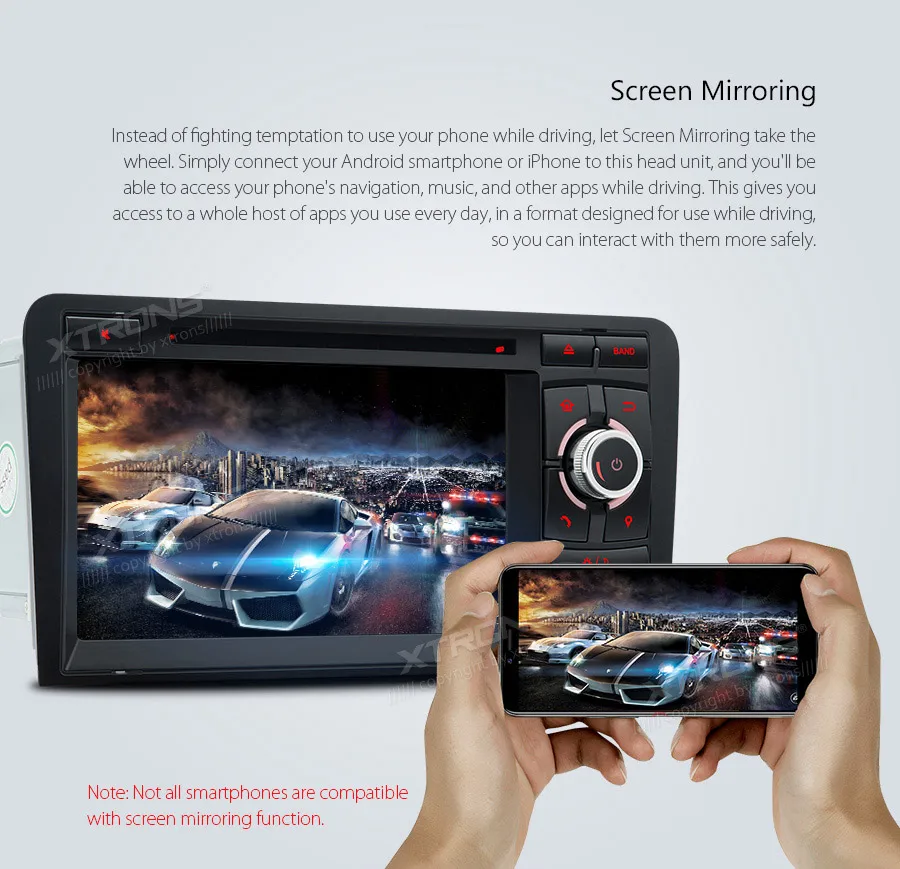 XTRONS Android 9,0 автомобильный стерео DVD мультимедийный плеер для Audi A3 8P S3 8P RS3 Sportback 2011 gps навигация Plug& Play дизайн