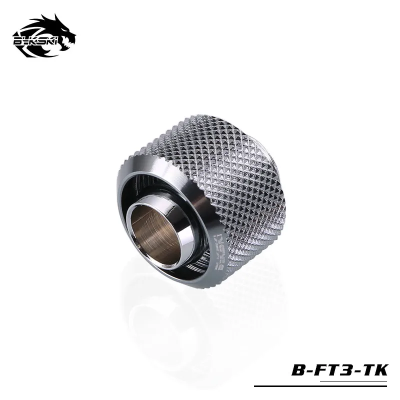 Bykski мягкие трубки компрессионные фитинги 3/8 толщиной и ручной винт G1/4 Для 10X16 мм хост B-FT3-TK - Цвет лезвия: Gray