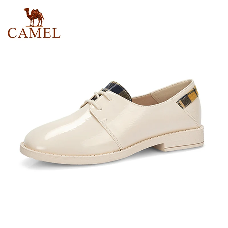 CAMEL New Women Retro Trend Single Shoes Fashion Leather Casual Dress For Laides Comfort Soft Pumps British | Обувь