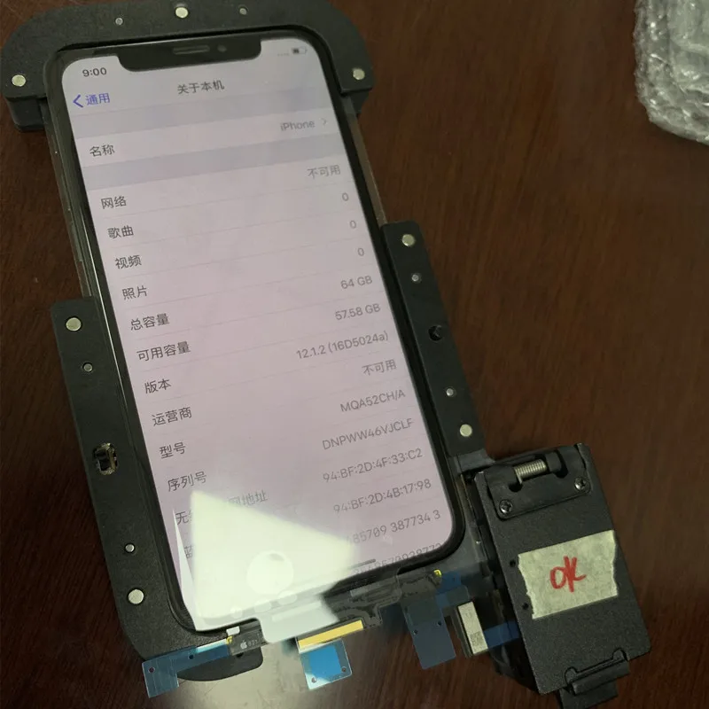 Для iPhone X/XS/XR/XS MAX touch digitizer внешнее стекло объектива оригинальное качество(поддержка всех IOS версии