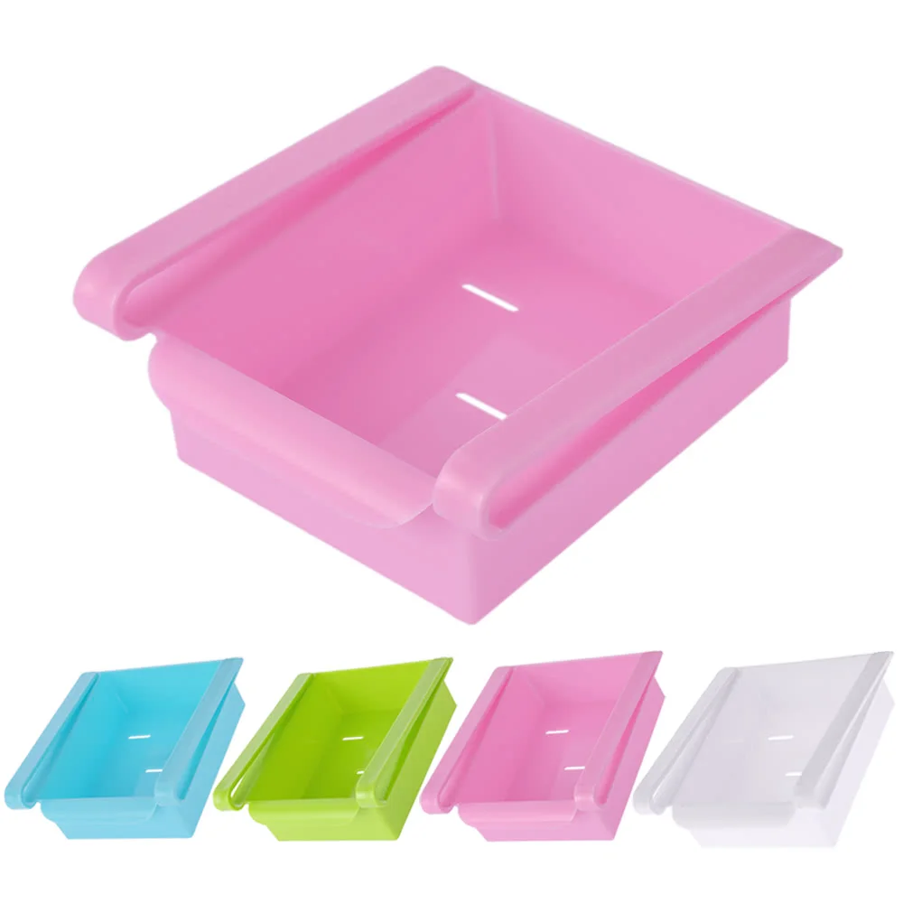 Многофункциональные раздвижные ящики органайзеры для хранения холодильника с