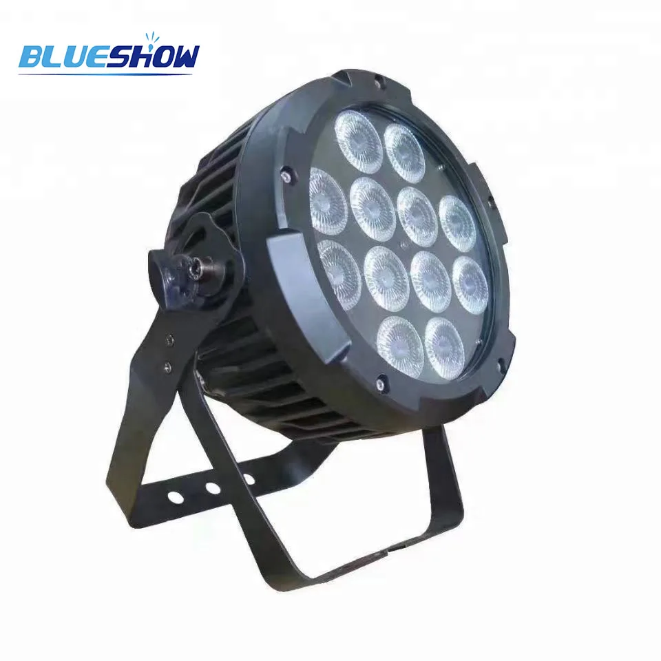 Нет налога на заказ 12 шт/flightcase открытый Par свет водонепроницаемый 12x10 Вт led RGBW 4в1