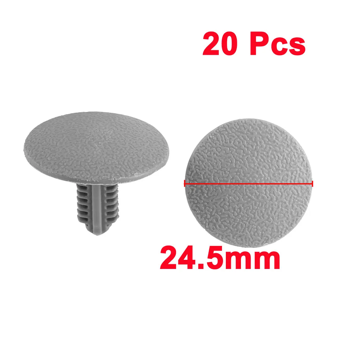 

50 шт./лот 20 мм x 7.5 мм бампер автомобиля арки пластиковый корпус обшивки клип автомобиль