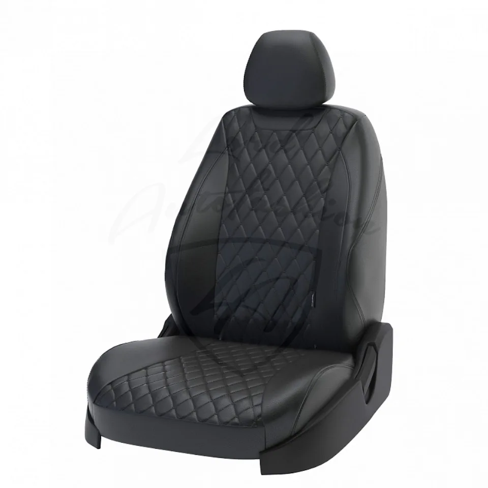 Для Toyota Corolla E150 2007-2013 Модельные авточехлы из экокожи (Модель Байрон) | Автомобили и