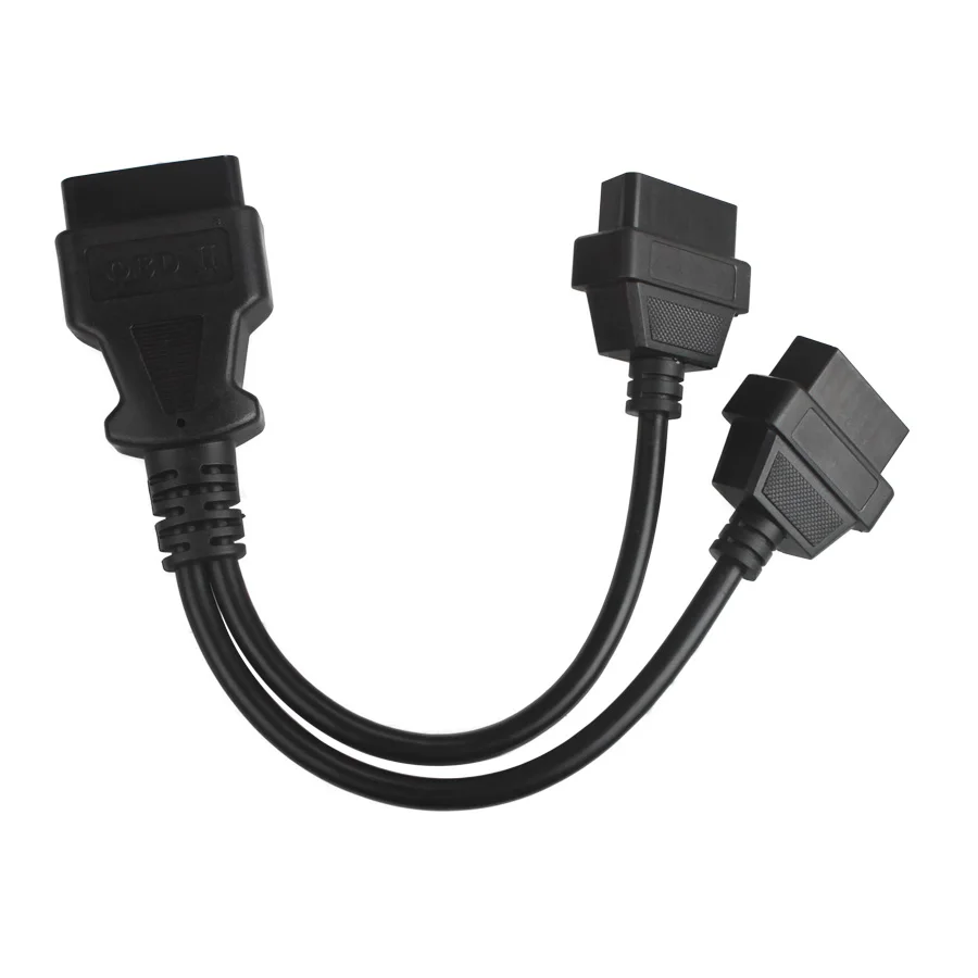 Новейший ELM327 2 в 1 Преобразованный кабель OBD2 удлинитель| |