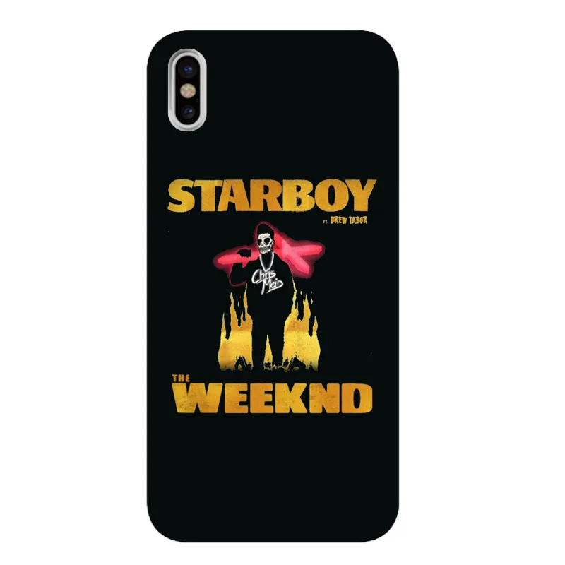 2018 новые выходные дни Starboy Pop Singer Мягкий силиконовый чехол из ТПУ для Iphone x XR MAX XS 8