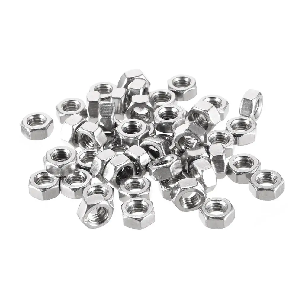 Шестигранные Гайки Uxcell M6x1mm 8 # 32 10 грубая мелкая Метрическая резьба Шестигранная