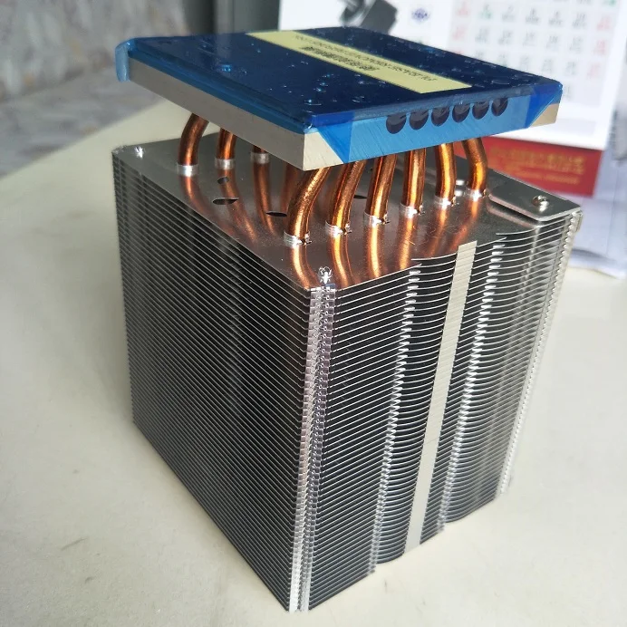 Светодиодный теплоотвод DIY 12 шт. медный алюминиевый радиатор охлаждения
