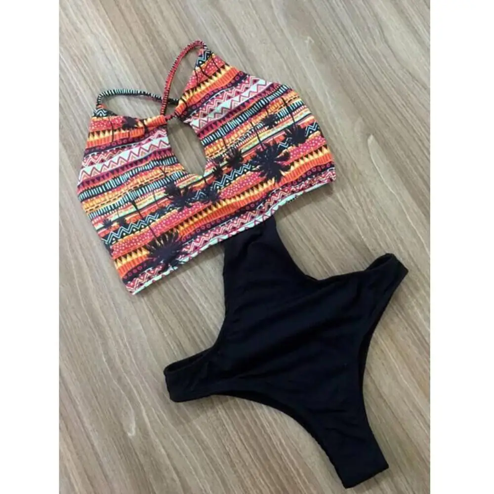 Женский купальник с принтом Maillot De Bain Femme A50 модный сексуальный купальник-бикини