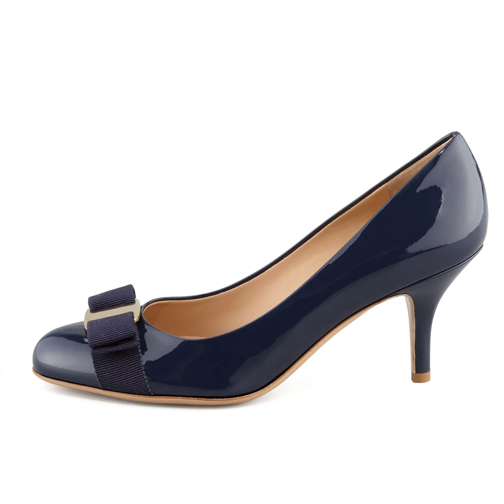 Туфли лодочки женские на каблуке с круглым носком размеры 4 16|Женские туфли| |