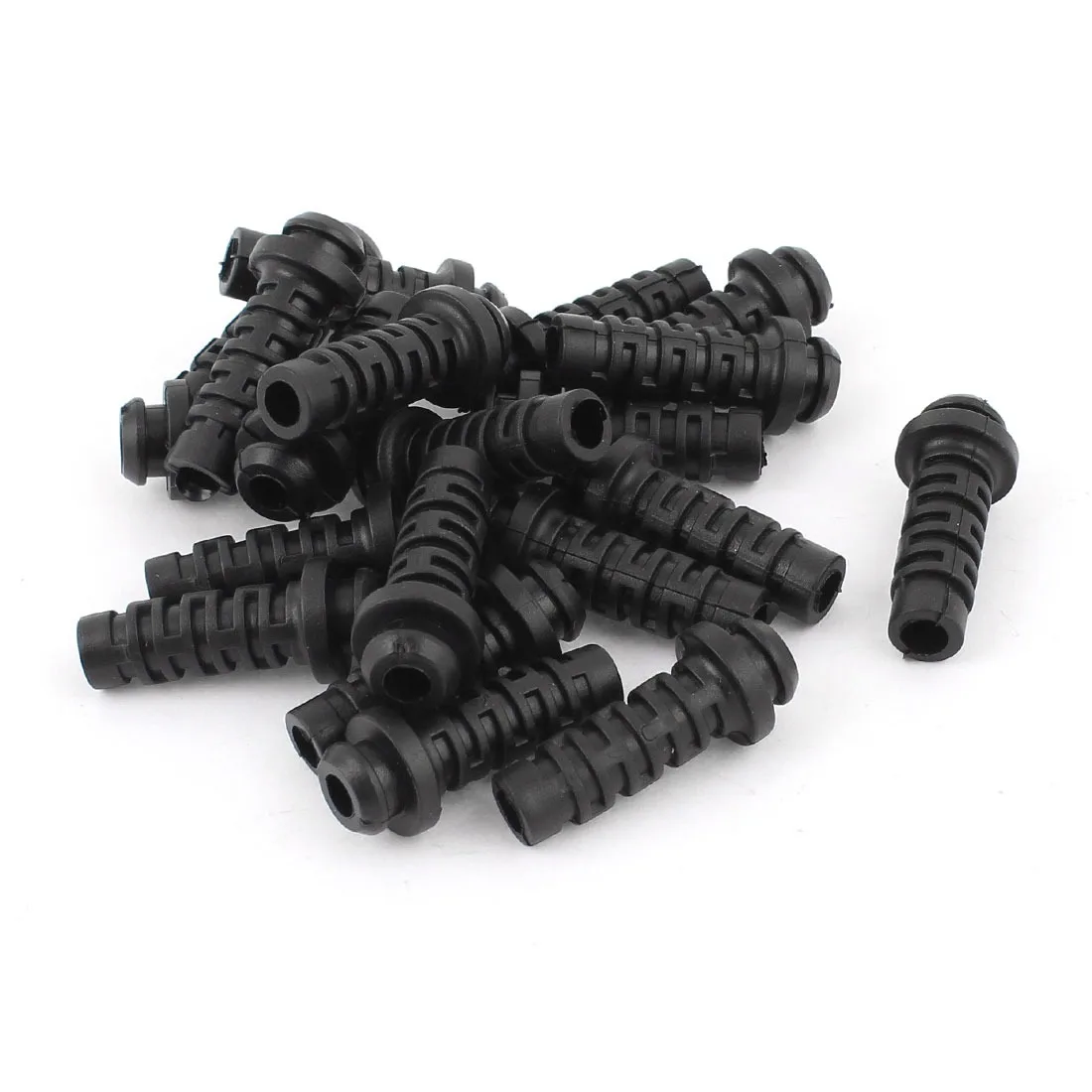 

UXCELL 20Pcs 27Mmx7mmx4mm Micro Rubber Strain Relief Cord Boot Protector Cable Wire Sleeve Hose For Cellphone Charger Boot |