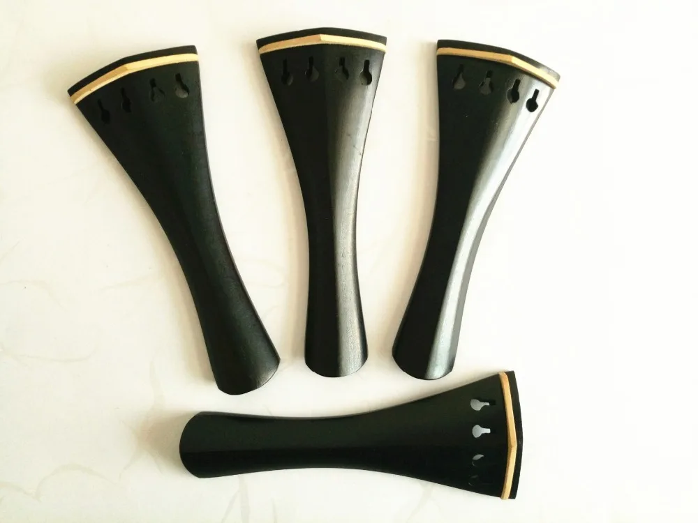 

4pcs High quality black ebony 4/4 violin tailpiece,violin Accessories