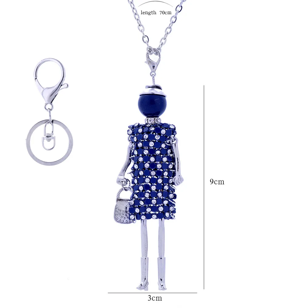 Lureme Трендовое танцевальное Кукольное ожерелье ручной работы в стиле Парижа