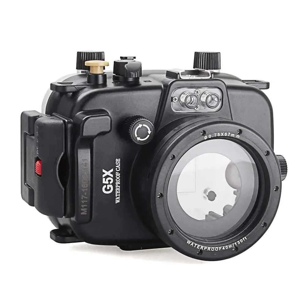 Meikon 40 m/130ft чехол для подводной камеры дайвинга Canon G5X водонепроницаемый G5X|case for