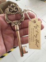 key to my heart antique bottle opener souvenir 130pcslot wedding favor and giveaways for guest wedding gift