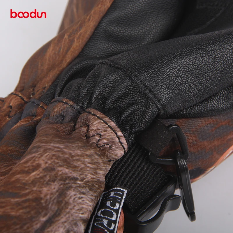 Зимние теплые лыжные перчатки BOODUN, водонепроницаемые прочные перчатки для сноуборда, мужские и женские зимние теплые лыжные перчатки от AliExpress WW
