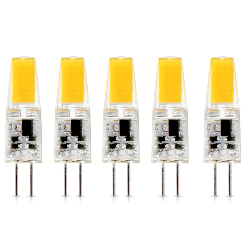 Приглушаемая Светодиодная лампа SMD 1 5 Вт 3 шт./лот G4 AC/DC 12 В сменная галогенная