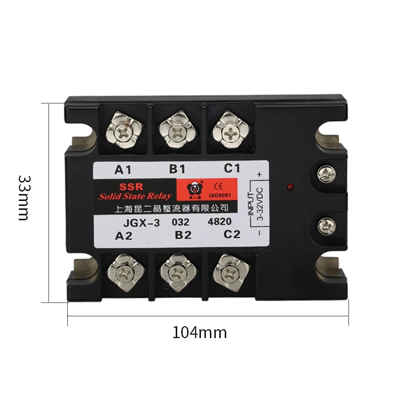 DC to AC 20A 3-32VDC three phase Solid state relay module SSR JGX-3 032 4820 control | Строительство и ремонт