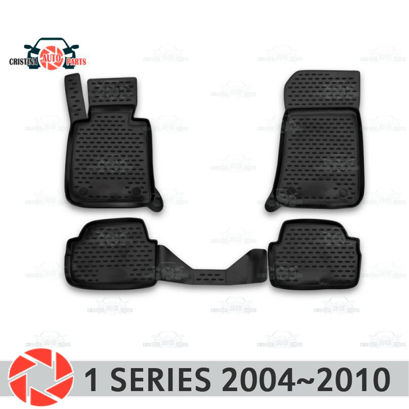 Напольные коврики для BMW 1 серии 2004 2010 Нескользящие полиуретановые защиты от